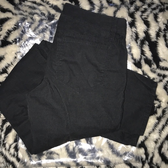 Ann Taylor Petite 0P Black corduroy New - Picture 2 of 6